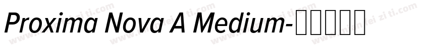 Proxima Nova A Medium字体转换